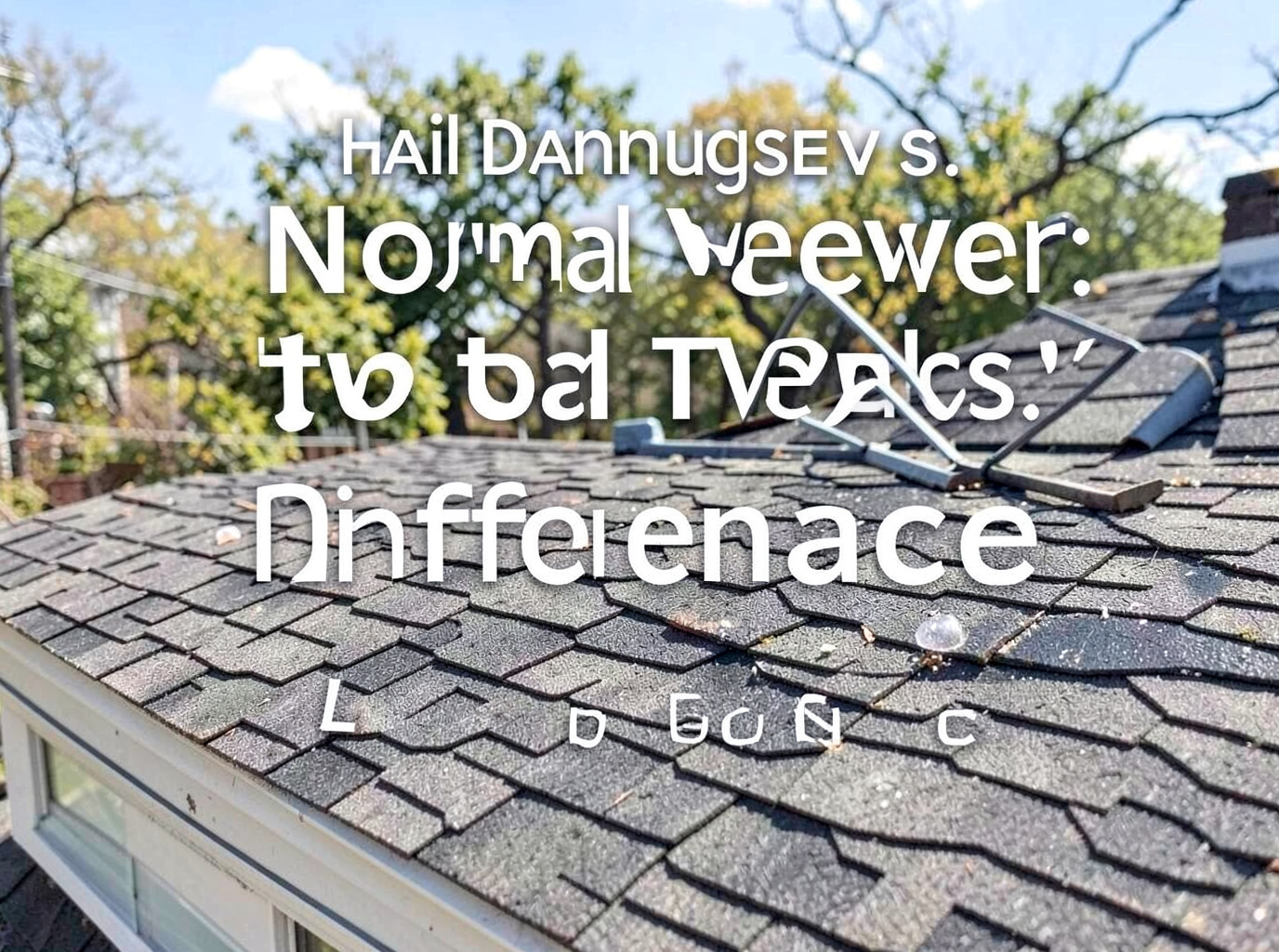 Hail Damage vs. Normal Wear: How to Tell the Difference