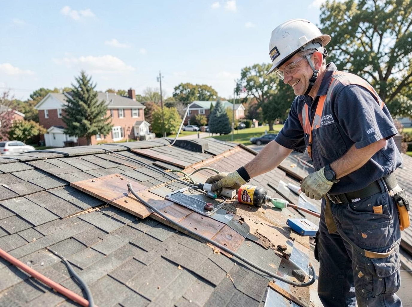 roof repair in Hillcrest, KS